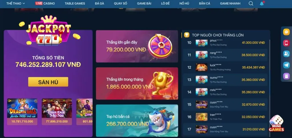 Game Nổ Hũ video zalv777